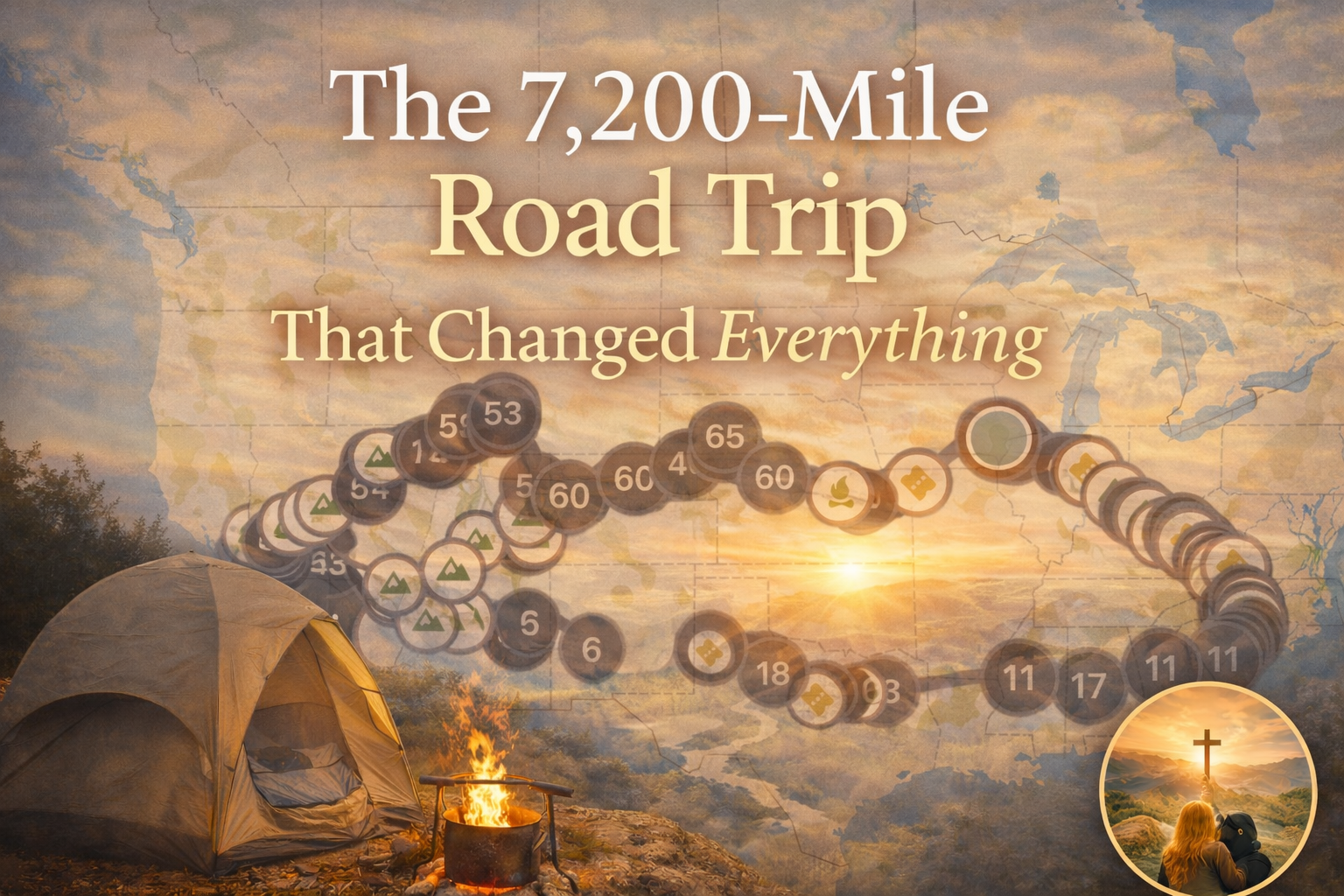 The 7,200-Mile Road Trip That Changed Everything Cross-country Christian road trip filled with faith, healing, and life-changing experiences