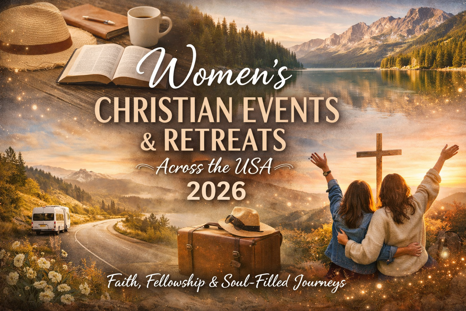 Christian Women's Events & Retreats Across the USA 2026 Christian women attending faith-based retreats and conferences across the United States in 2026