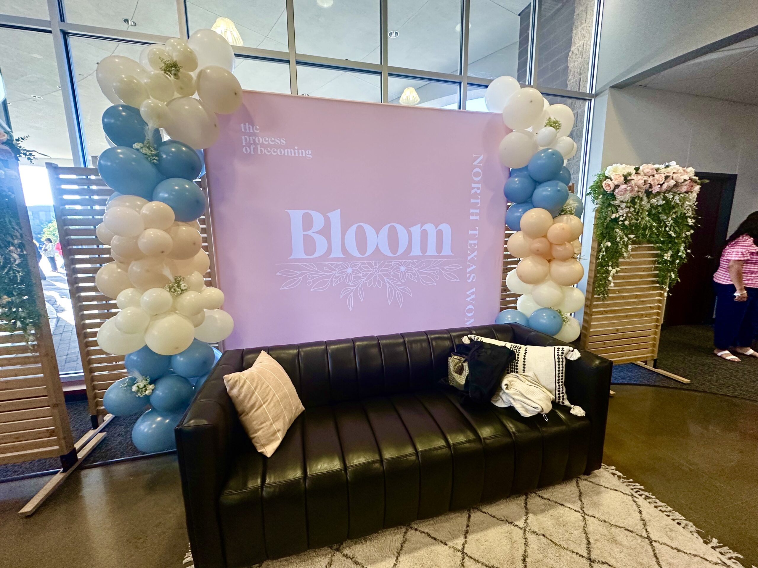 Bloom Conference Welcome Display