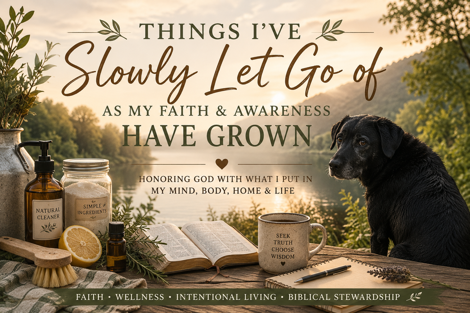 Things I've Slowly Let Go of as My Faith and Awareness Have Grown | Faith-Led Living Journey